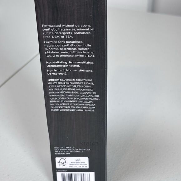 Tatcha The Rice Wash soft Cream Cleaner by Tatcha, 4 oz /120ML - Picture 2 of 6